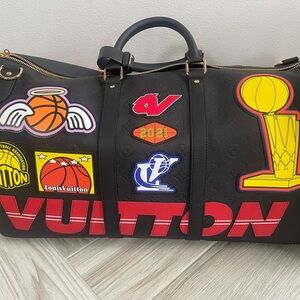 Louis Vuitton Monogram Embossed Hero Jacket Keepall Bandoullere 55​